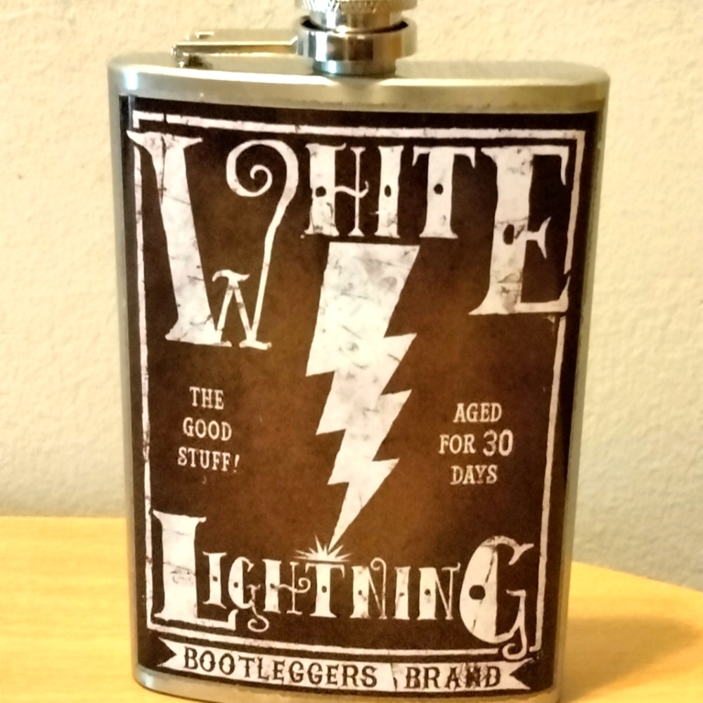 White lightning flask